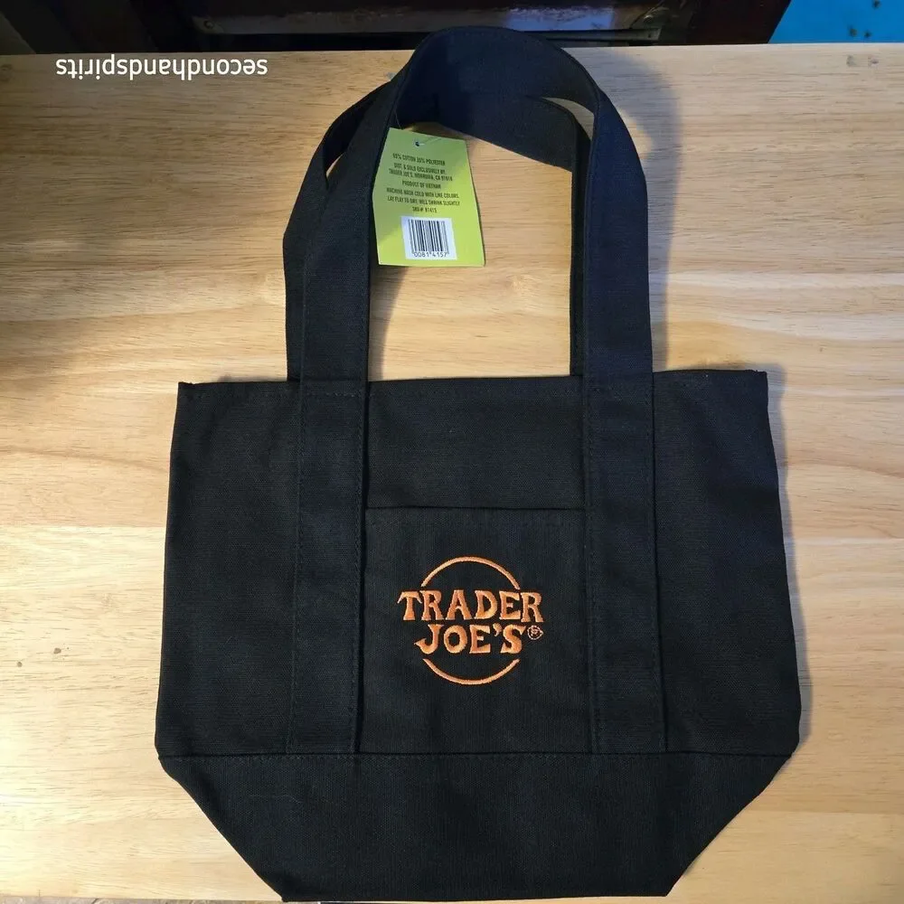 2025 Trader Joe’s Halloween Black Tote Bag